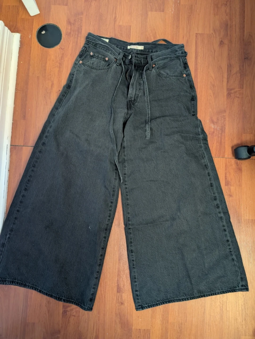 Levi's Women's Super Wide Jeans - Black - photo 2