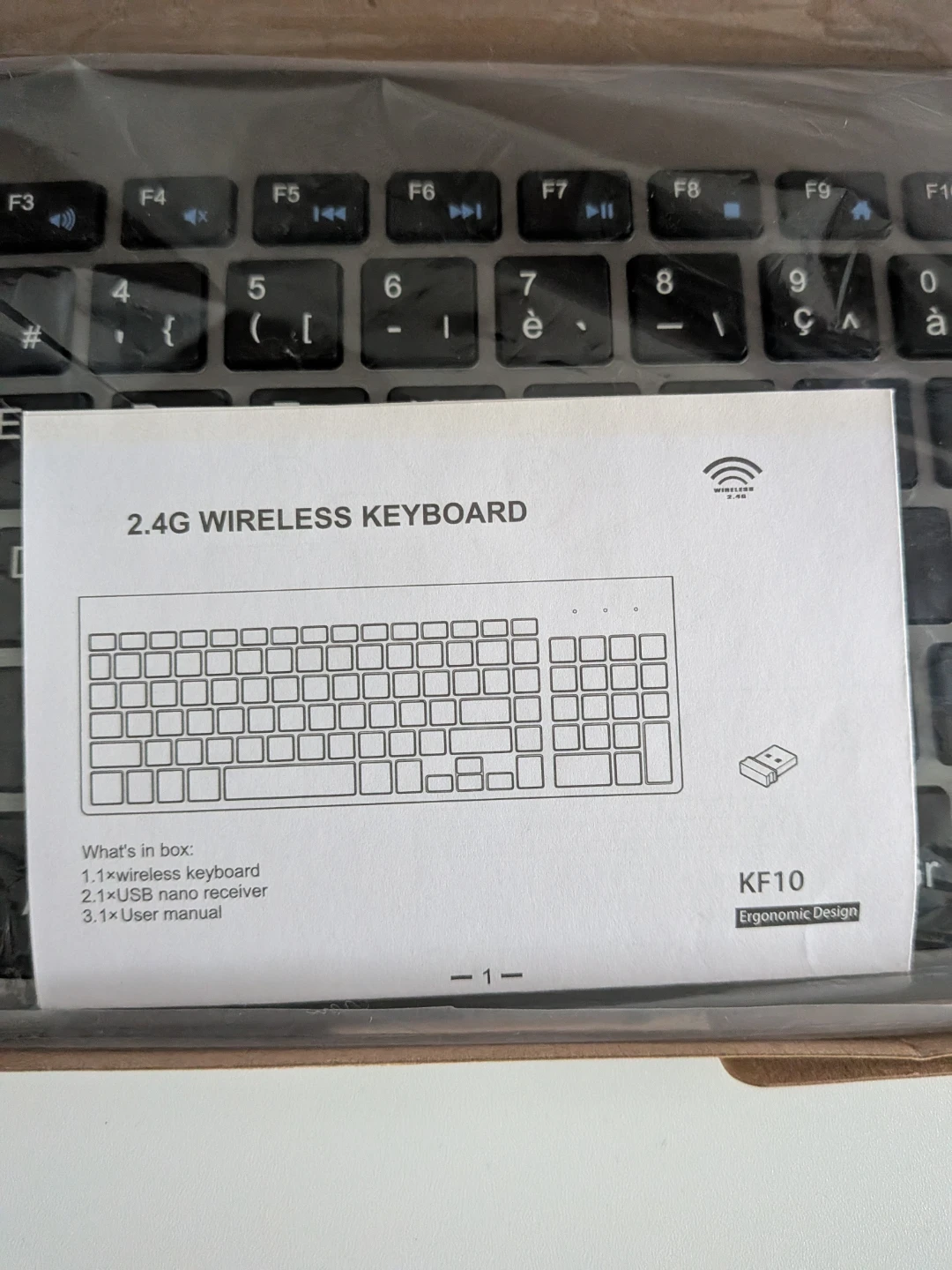 Cimetech KF10 2.4G Wireless Keyboard (French) - photo 3
