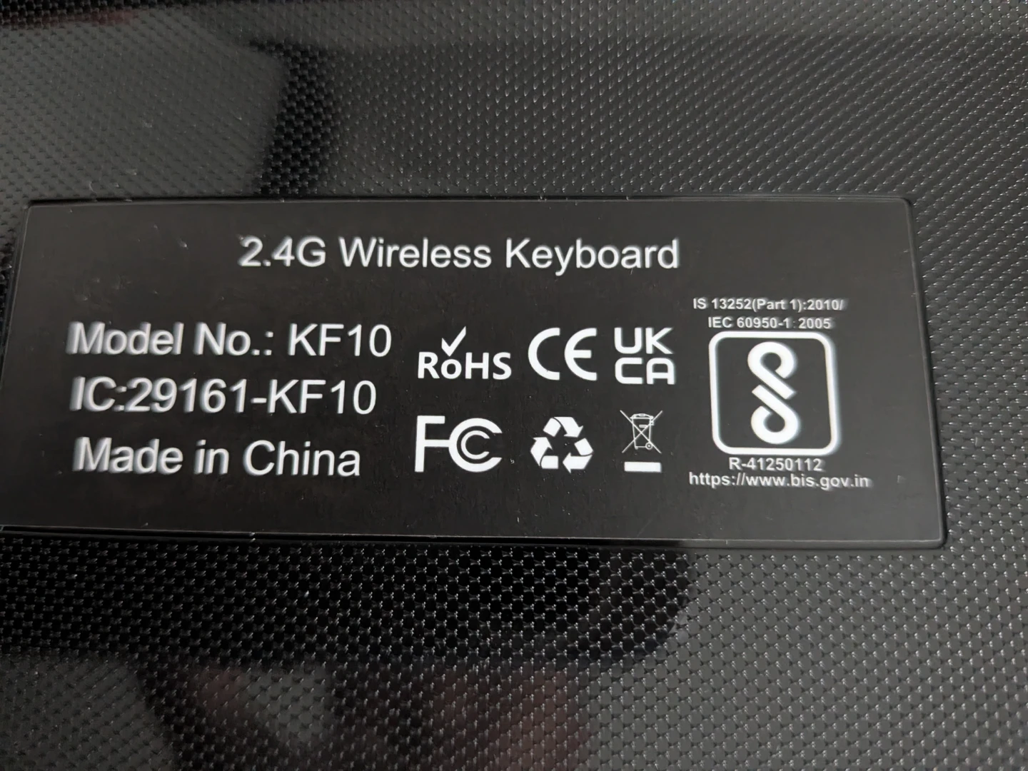 Cimetech KF10 2.4G Wireless Keyboard (French) - photo 4
