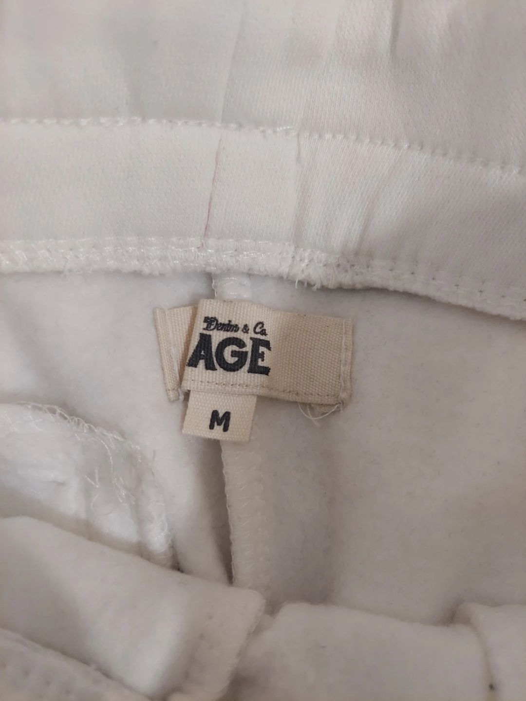 AGE White Sweatpants Size M - photo 2