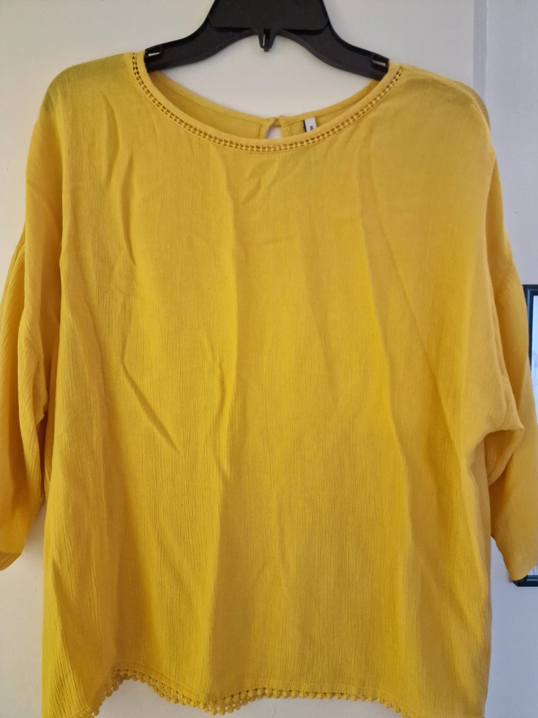 Stradivarius Yellow Blouse - Size M