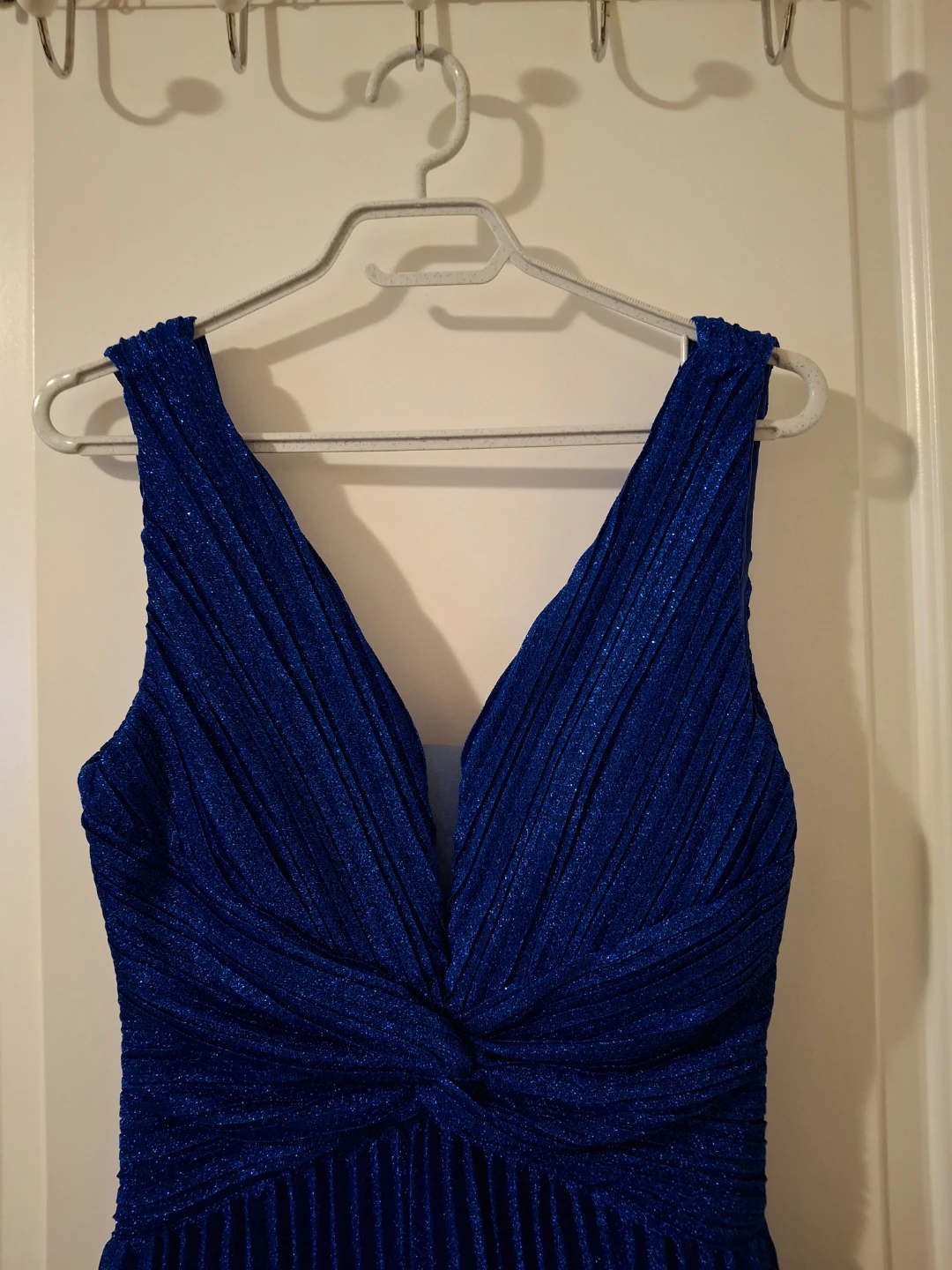 Sparkly Blue Sleeveless Gown (size Small) - photo 2