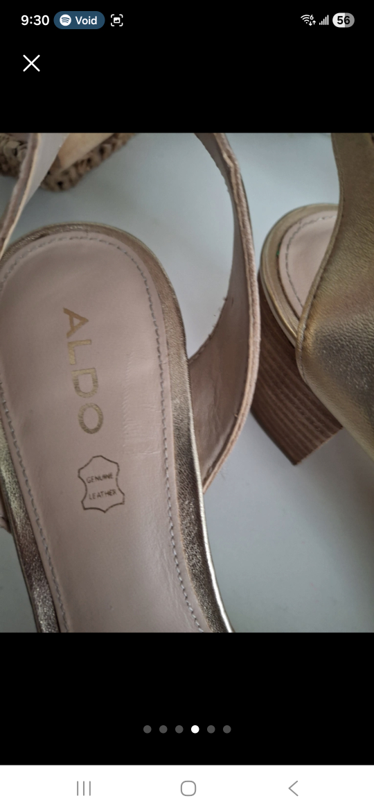 ALDO Gold Block Heel Sandals - photo 4