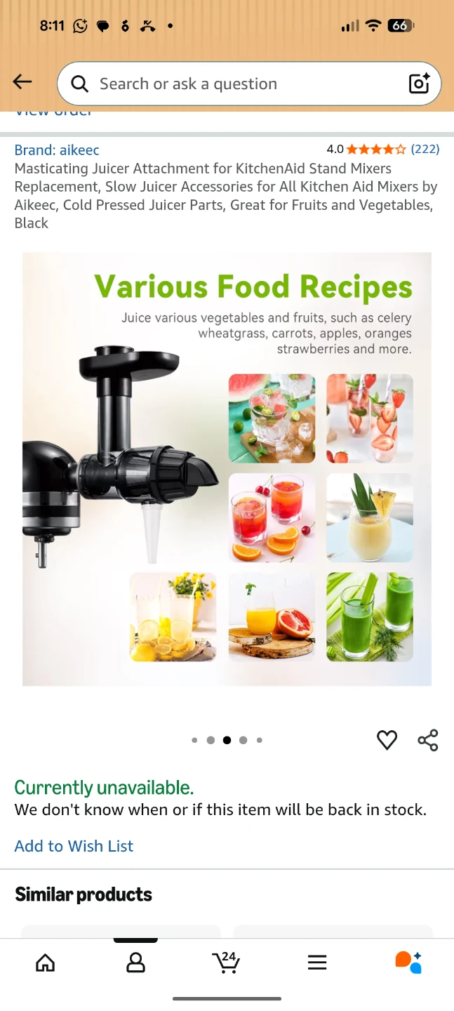 Aikeec Juicer Attachment for KitchenAid Stand Mixers - photo 3