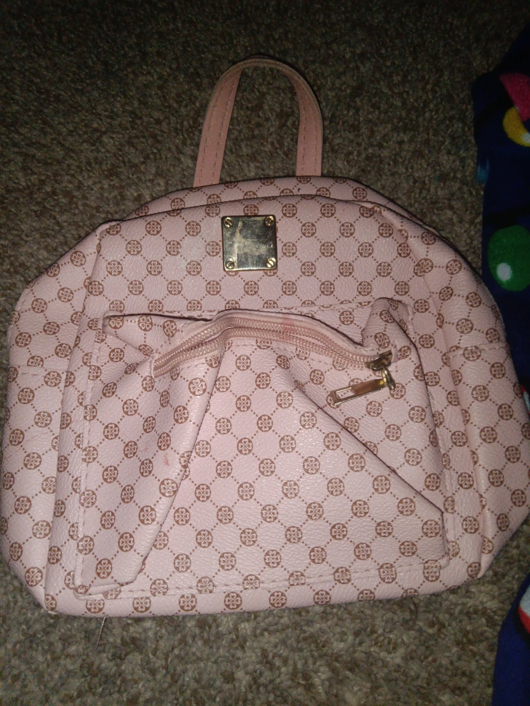 Pink Monogram Mini Backpack - photo 4