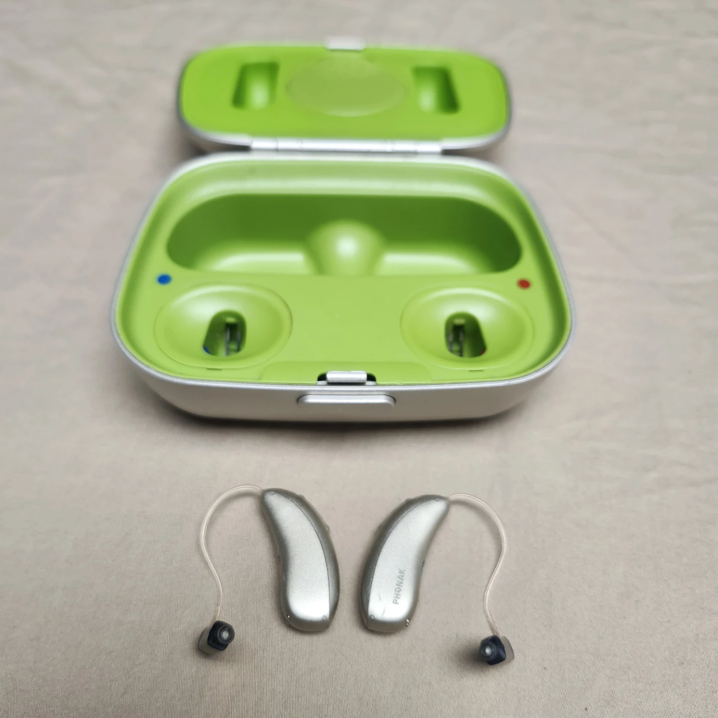 Phonak Hearing Aids with Charger Case