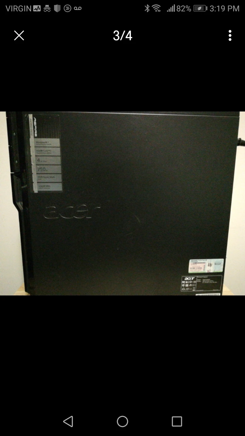 Acer Aspire Desktop Computer - photo 4