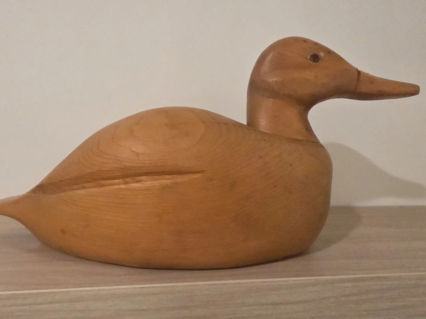 Wooden Duck Figurine