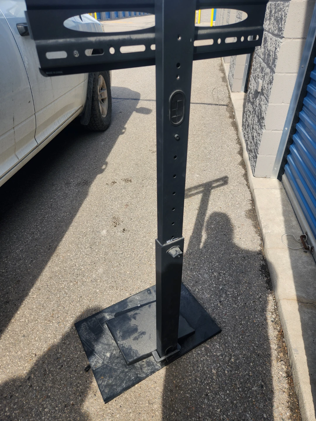 Adjustable Floor TV Stand Mount - photo 3