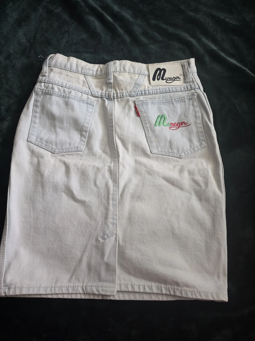 Manager Denim Skirt - Light Wash suze XS- S - photo 2