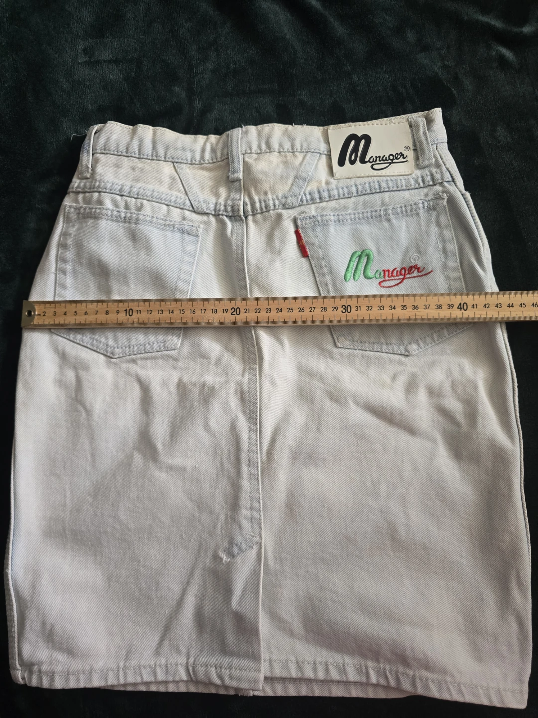Manager Denim Skirt - Light Wash suze XS- S - photo 5