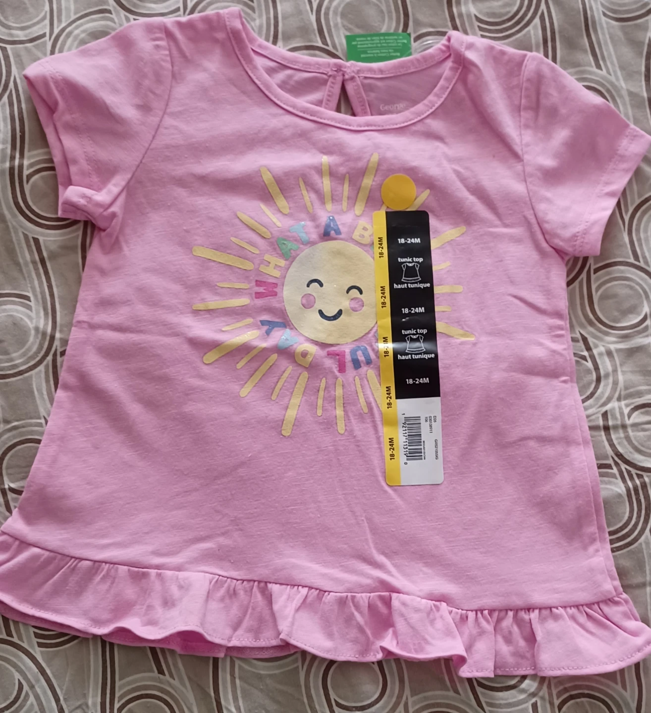 NEW 18-24month cute pink top - photo 3