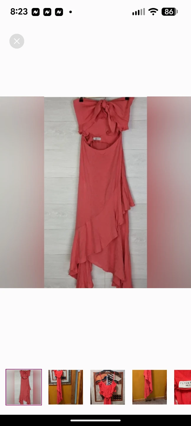 Flynn Skye Red High Low Dress