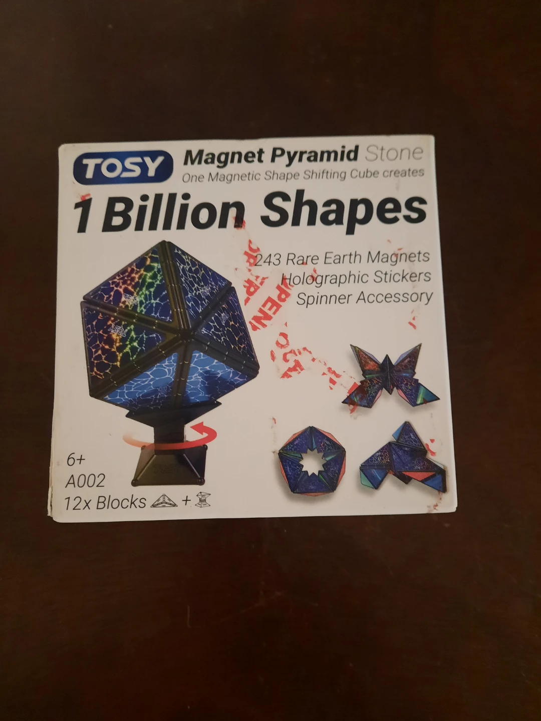 TOSY Magnet Pyramid Stone 1 Billion Shapes
