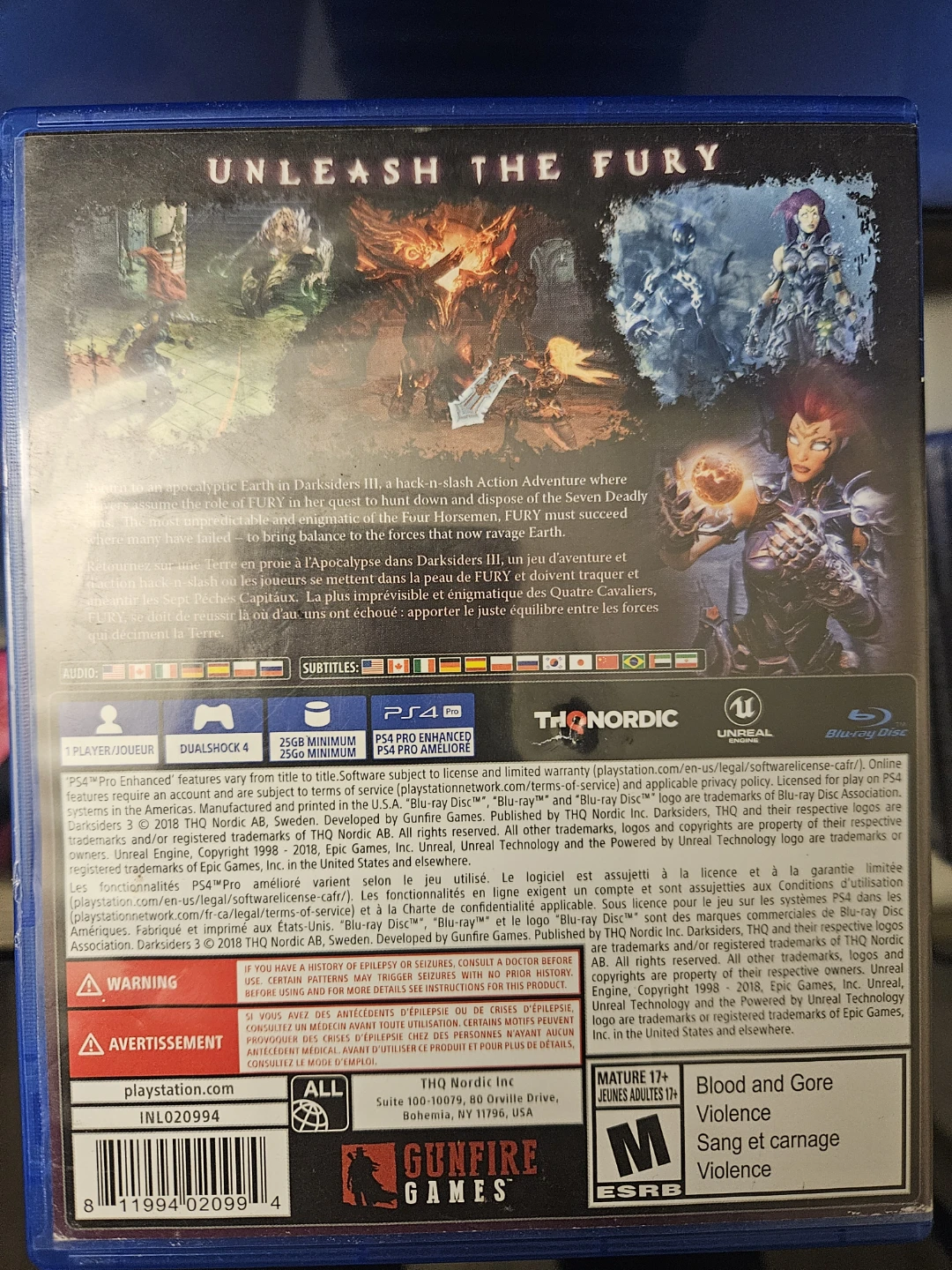 Darksiders III PS4 Video Game - photo 2
