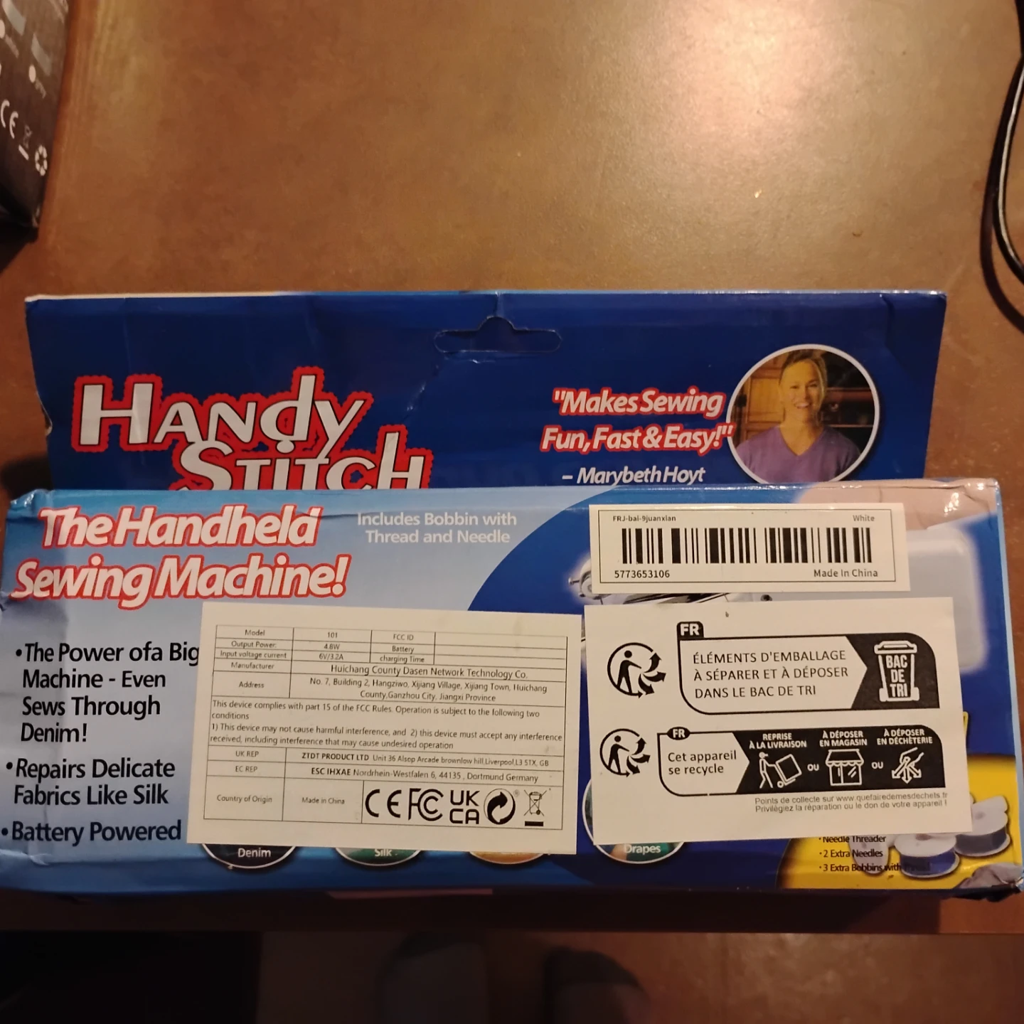 Handy Stitch The Handheld Sewing Machine