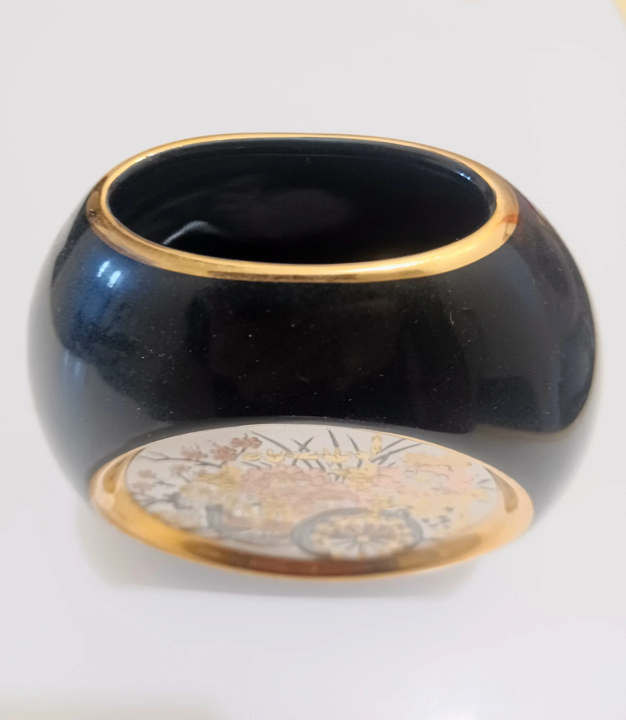 Japanese Chokin Art Porcelain Vase - photo 4