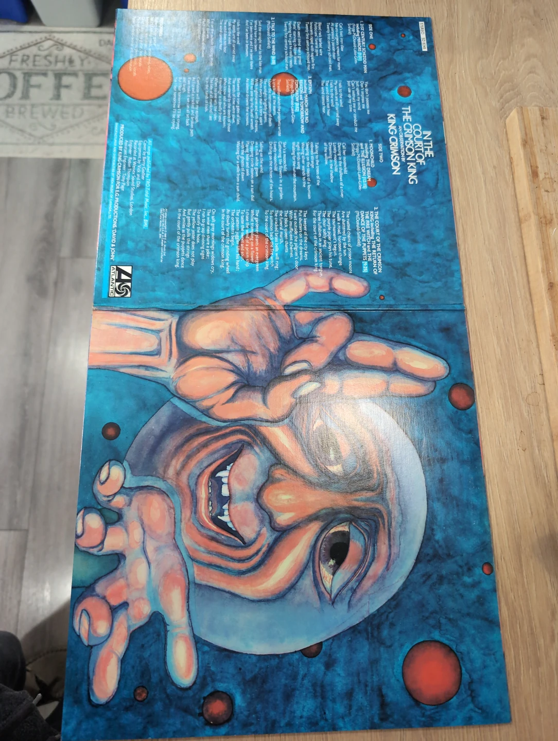 King Crimson In The Court Of The Crimson King Vinyl LP Record - photo 2