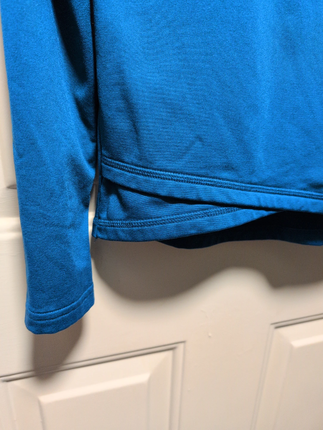 Athletic Works Blue Half-Zip Athletic Top with Thumbholes - photo 2