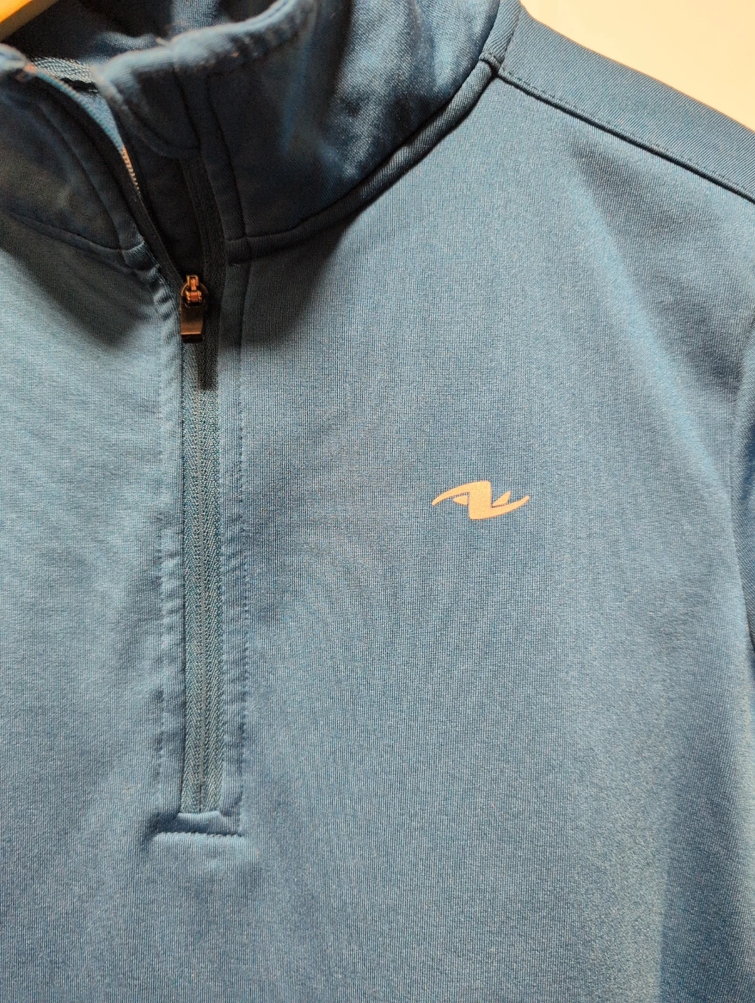 Athletic Works Blue Half-Zip Athletic Top with Thumbholes - photo 4