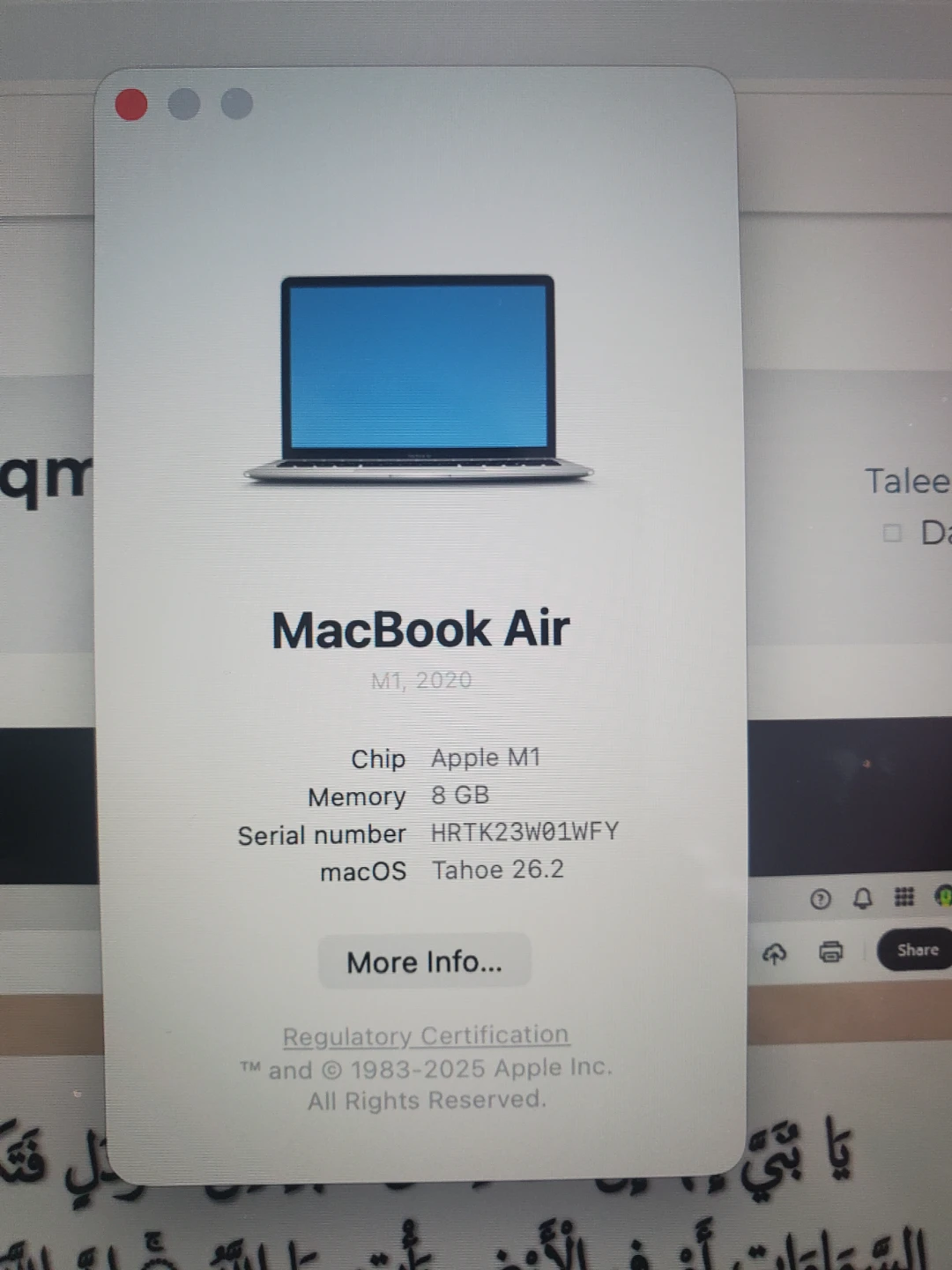 Apple MacBook Air M1, 8GB RAM, 2020 - Silver - photo 4