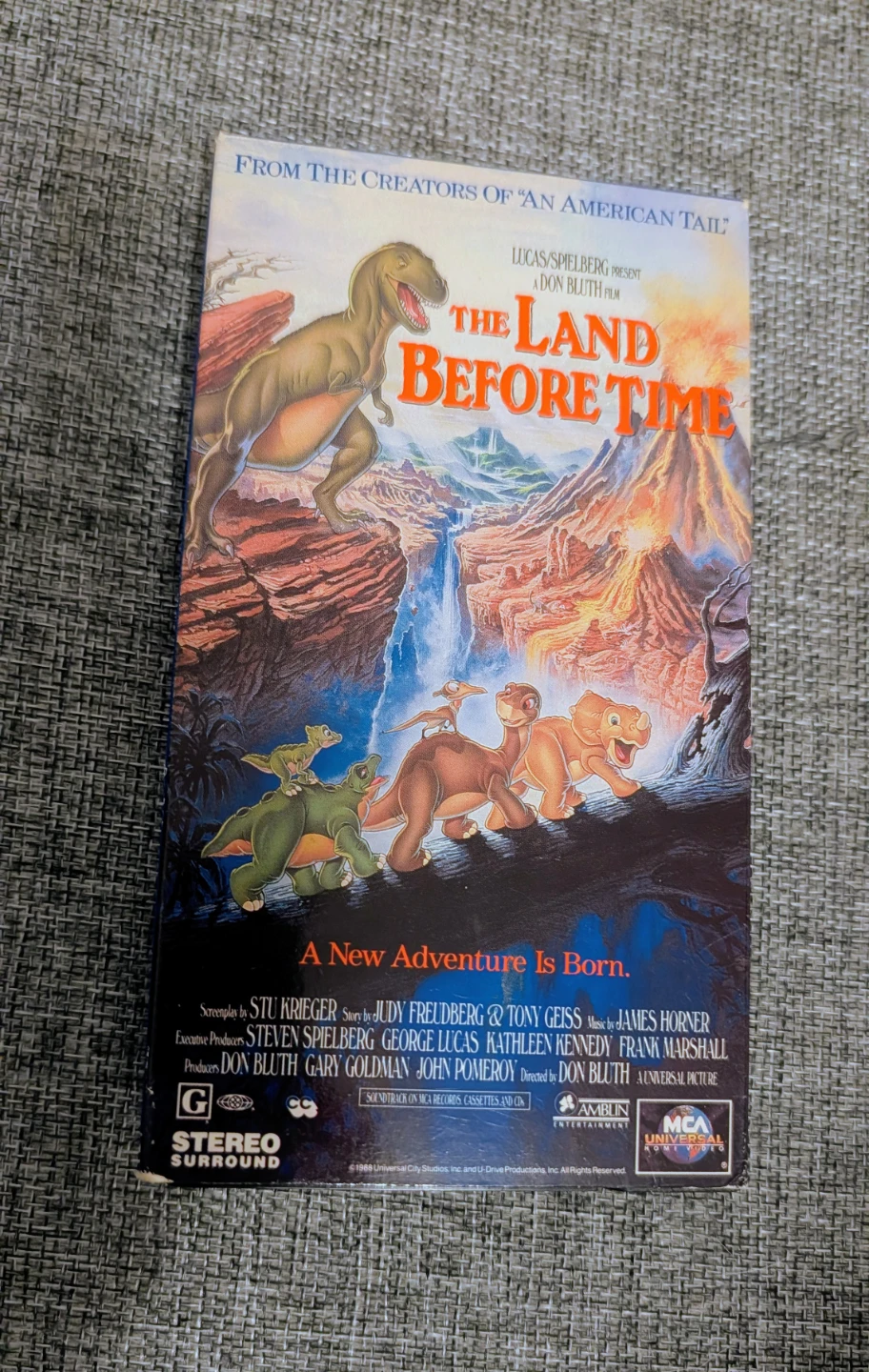 The Land Before Time VHS Tape Movie