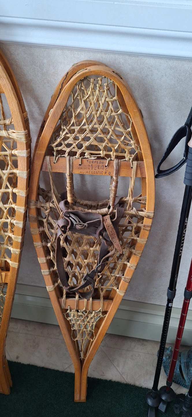Snow shoes and poles - photo 3