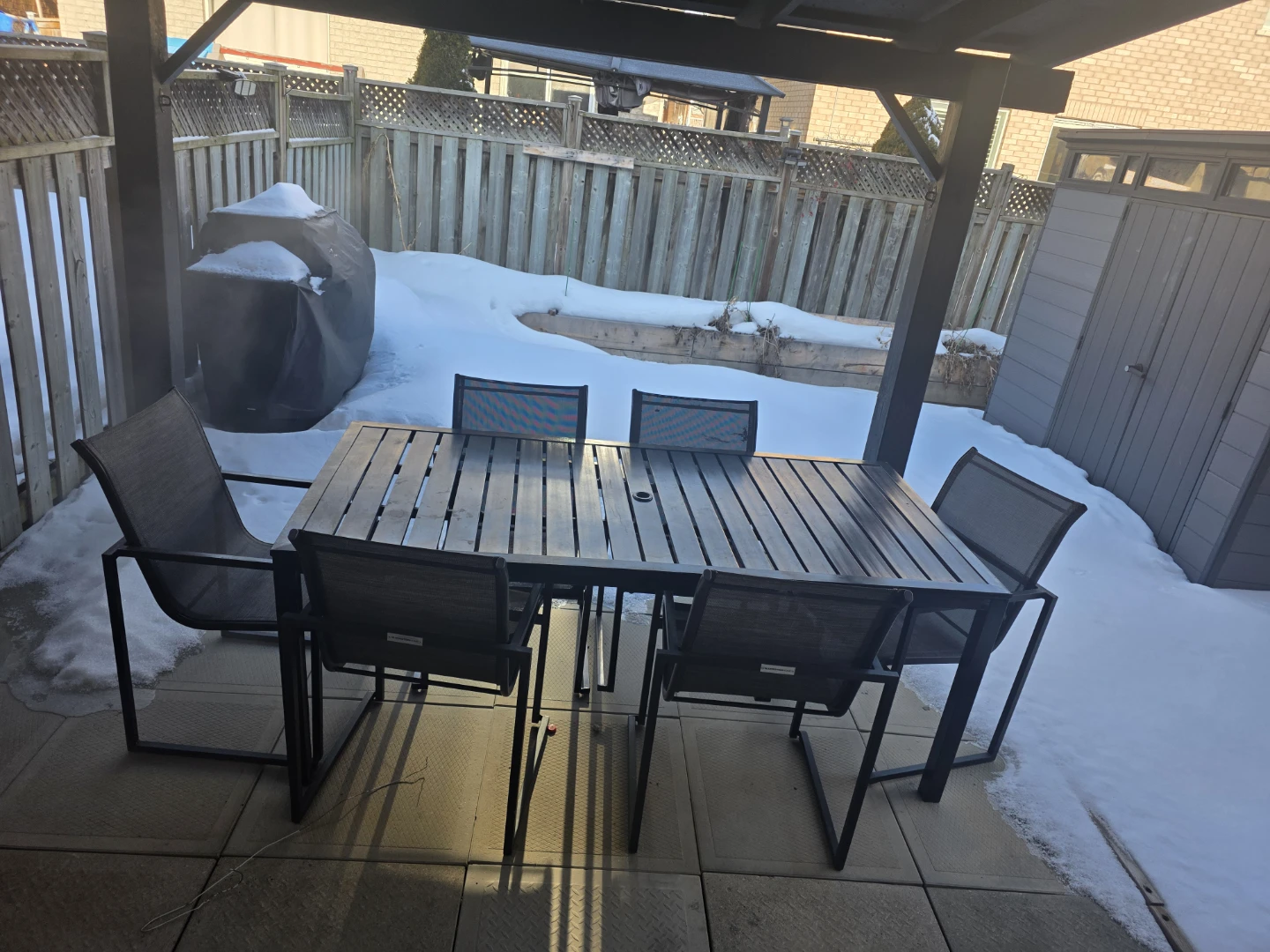 Outdoor Dining Set - Table and 6 Chairs