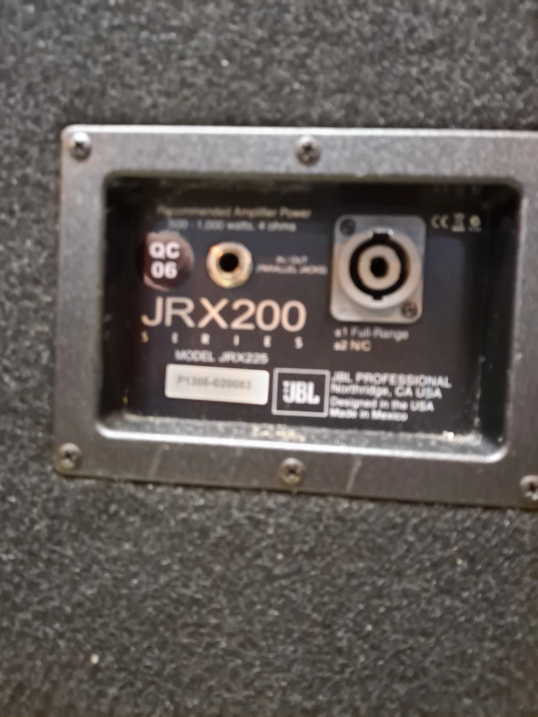 JBL JRX200 Series PA Speakers - photo 5