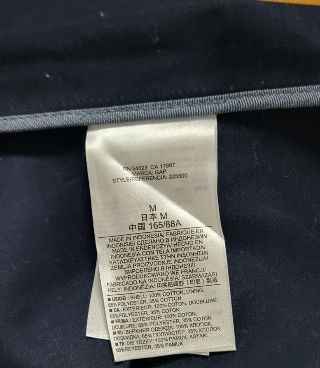 Gap Men's Navy Jacket Size M - photo 5