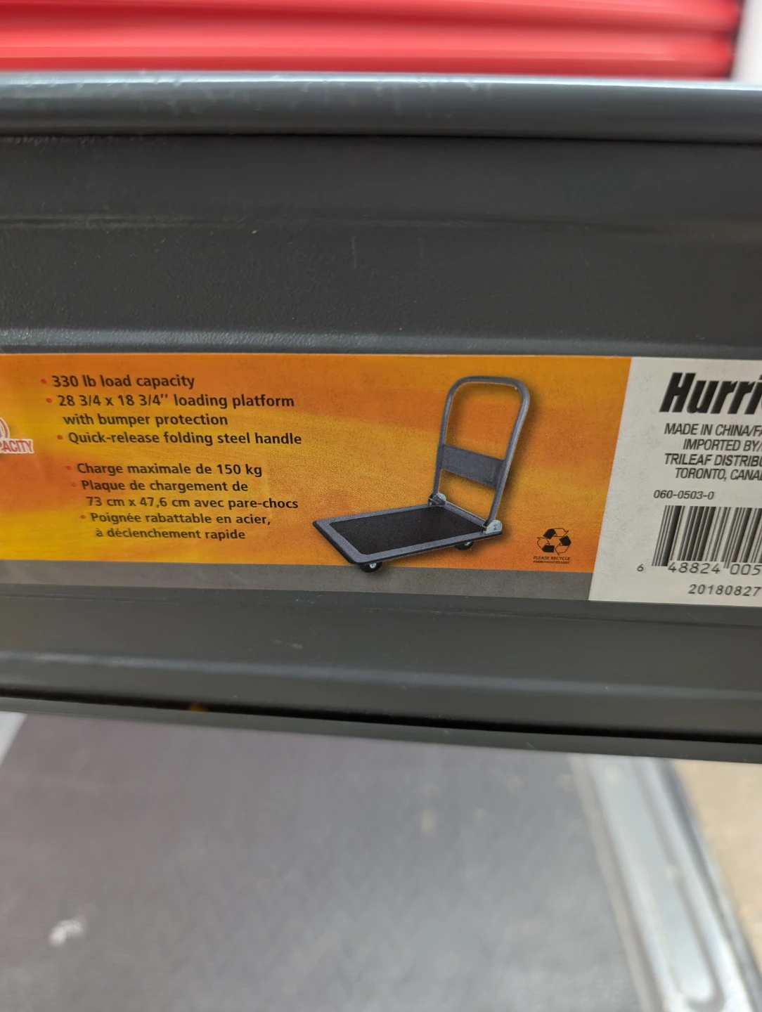Hurricane Platform Cart - 330 lb Capacity - photo 2