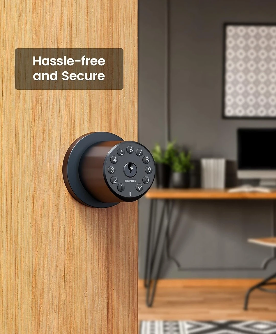 Zincker Smart Door Lock with Keypad - photo 4