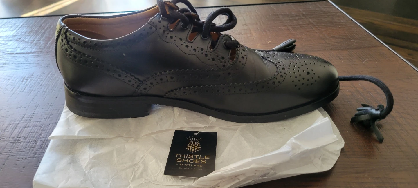 Thistle Shoes Piper Ghillie Brogues - UK 10.5 - photo 2