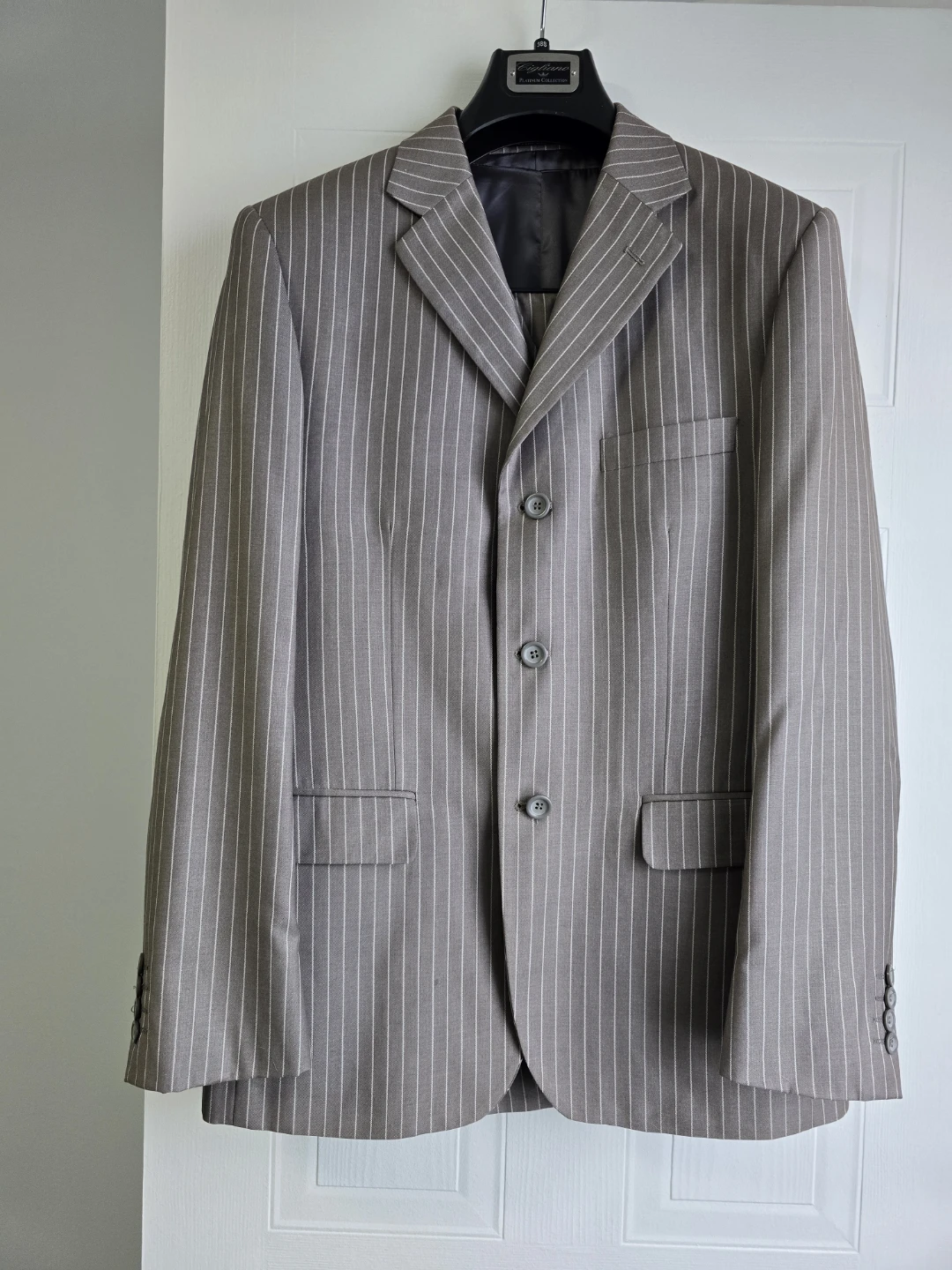 Men's Pinstripe Suit - Jacket, Vest & Pants - photo 5