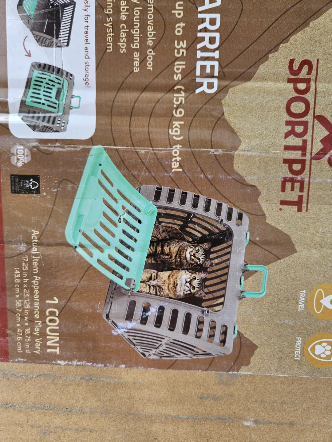 SportPet Travel Carrier Up to 35 lbs