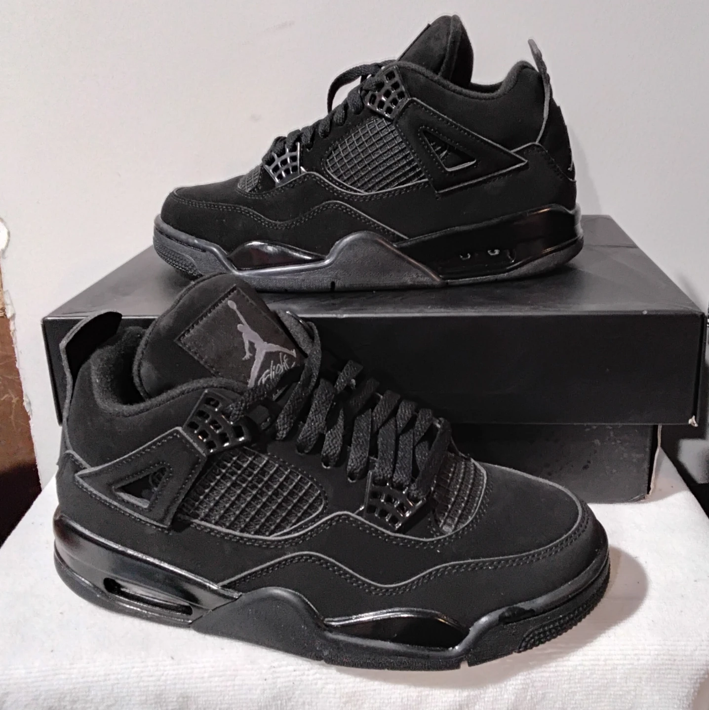 Air Jordan 4 "Black Cat" Retro Sneakers