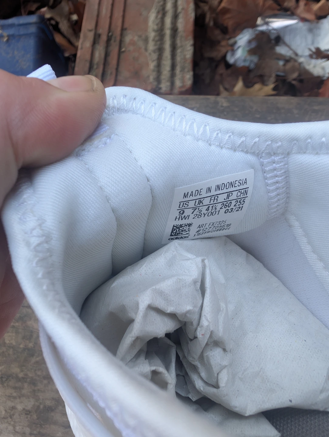 Adidas Women's White Slip-On Sneakers - Size 9 - photo 4