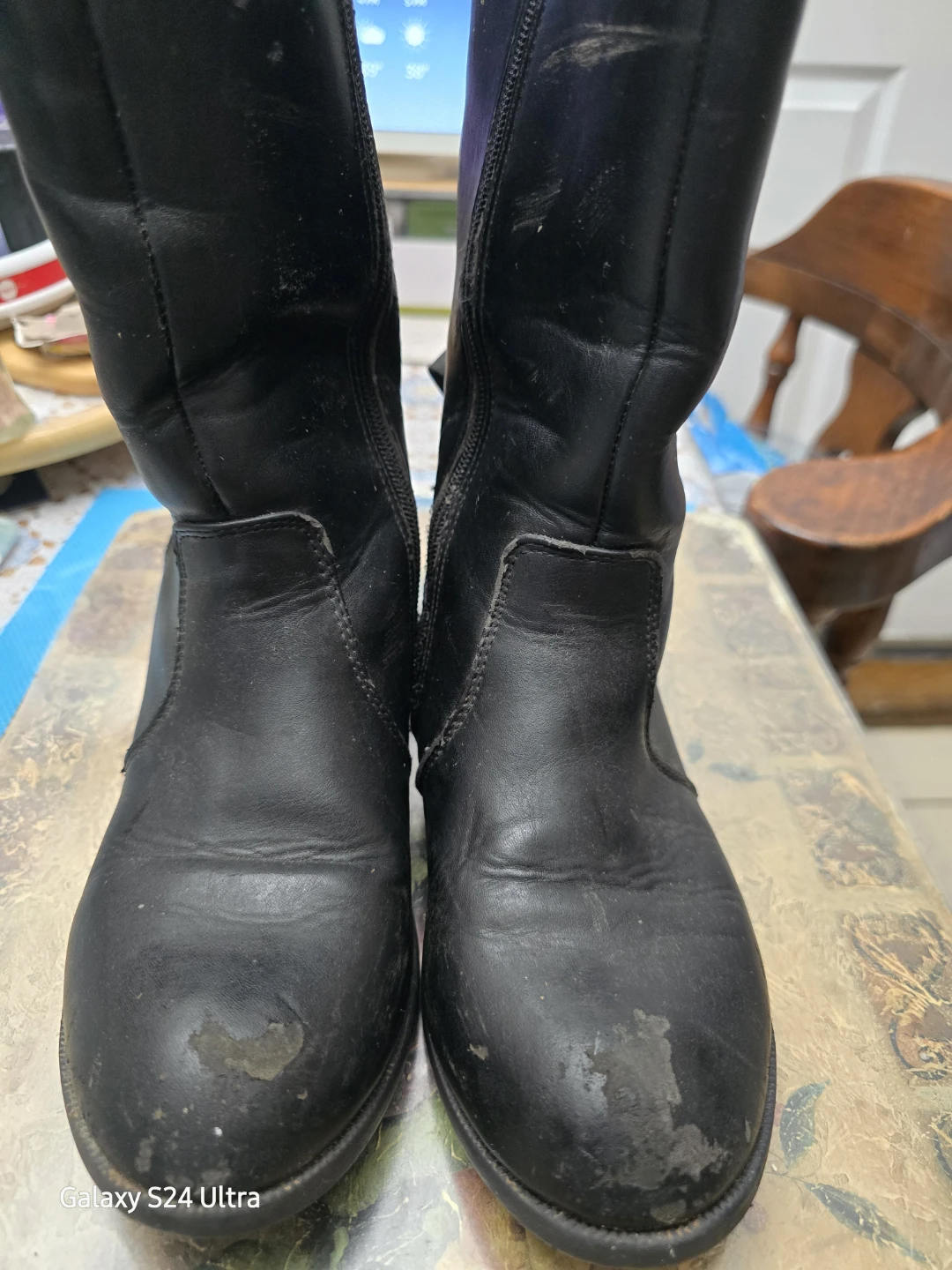❤️ Cynthia Rowley Women's Boots Size 3 Black Faux Leather - photo 4