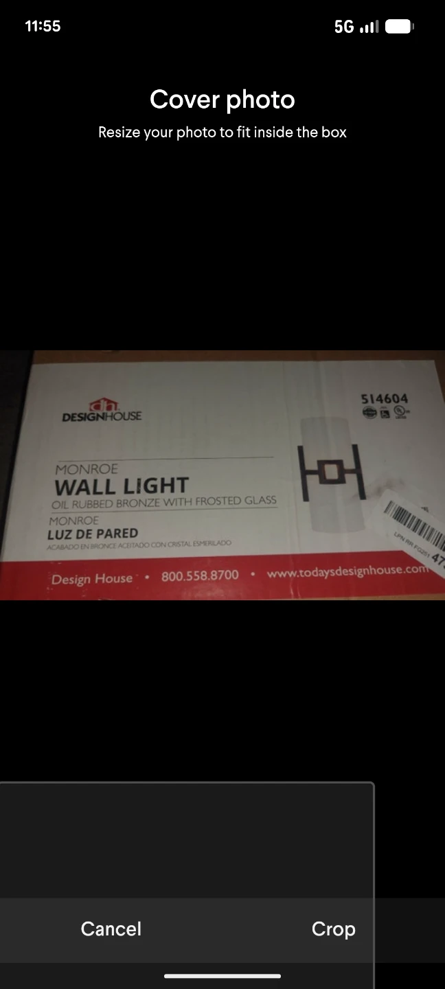 Monroe Oil Rubbed Bronze Wall Light with Frosted Glass