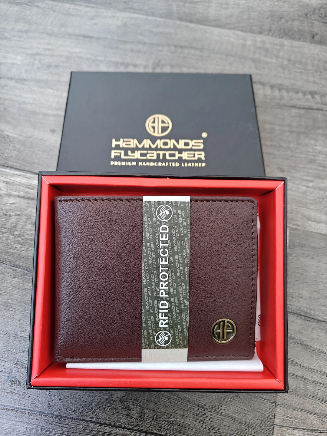 Hammonds Flycatcher Leather Wallet with RFID Protection
