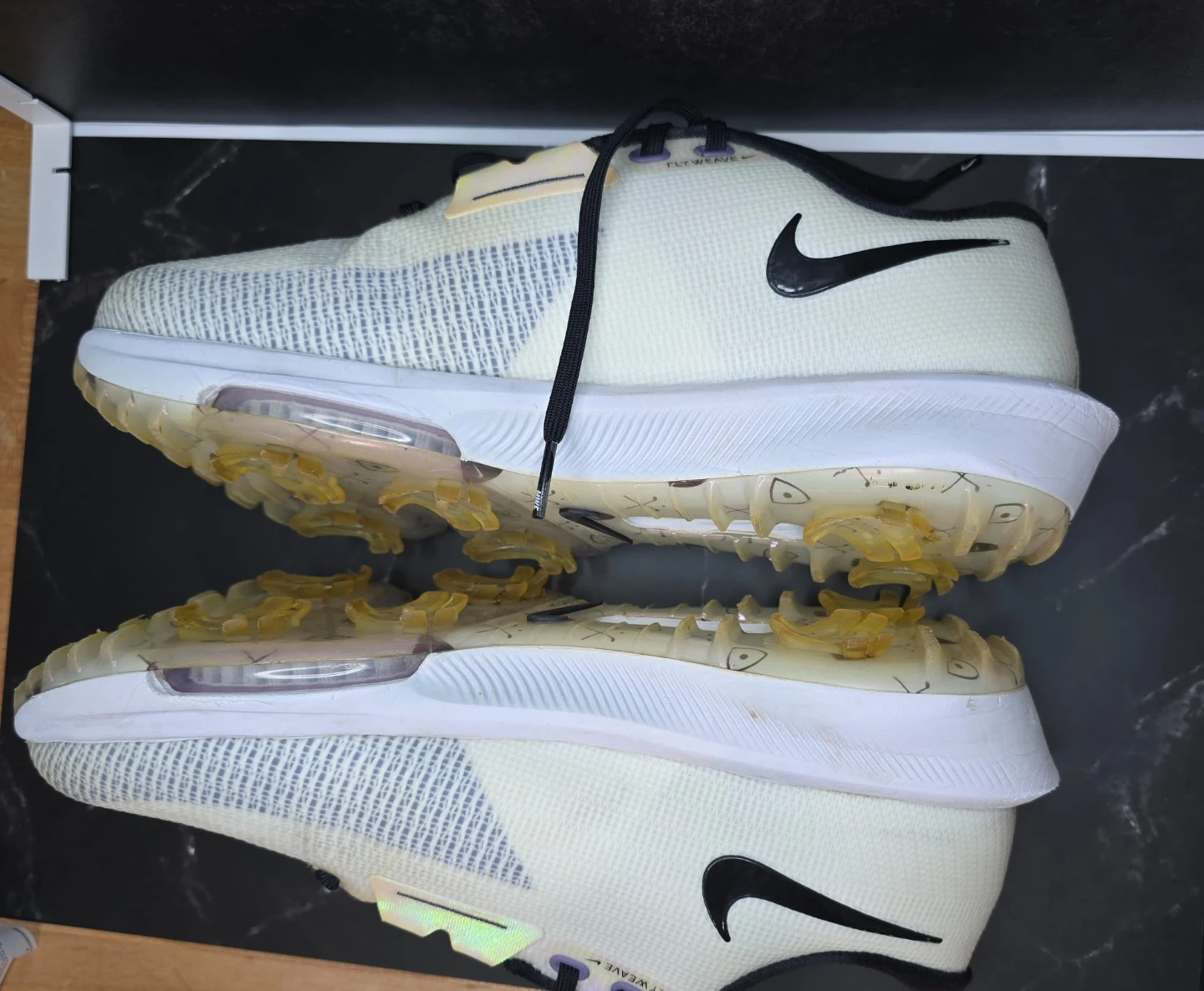 Nike Air Zoom Golf Shoes - White/Black - photo 3