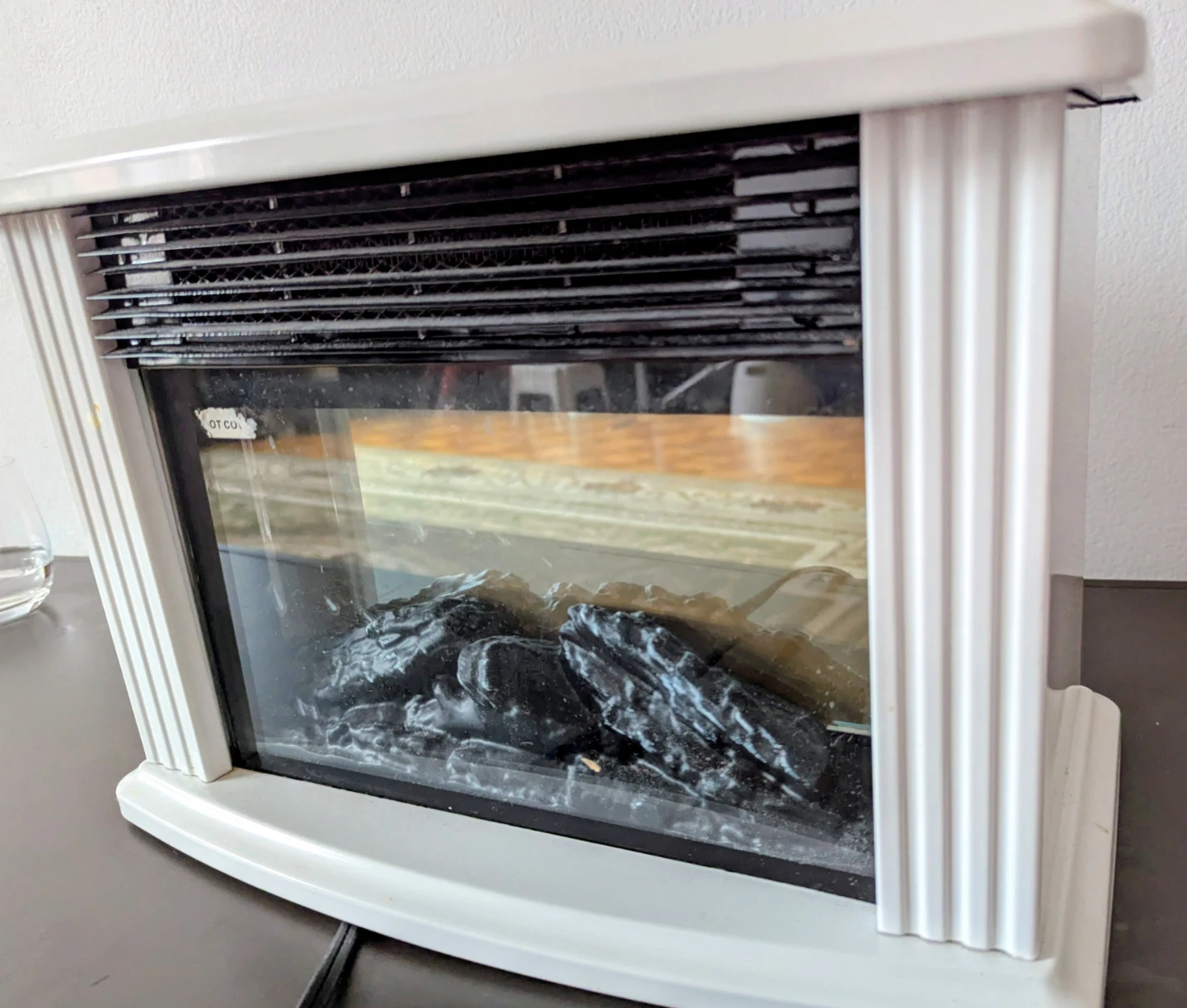 White Electric Fireplace - photo 4