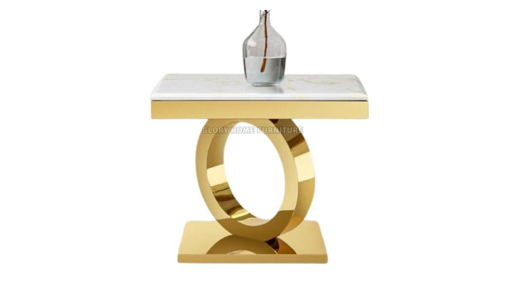 Glory Home Furniture Gold Accent Side Table