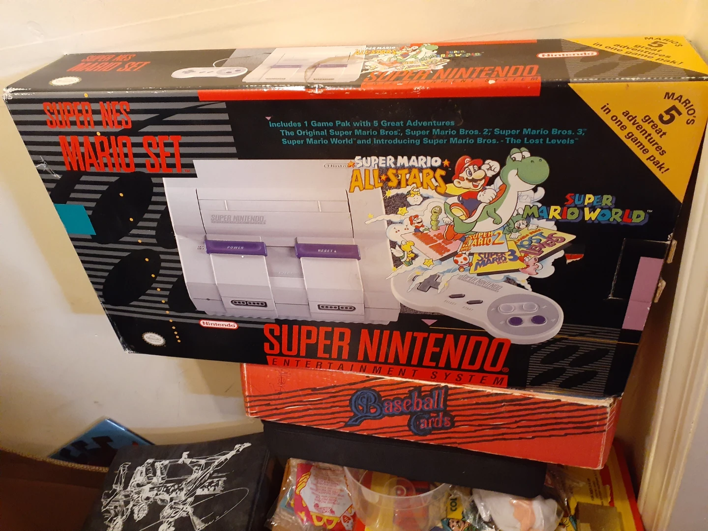 Nintendo Super NES Mario Set Console