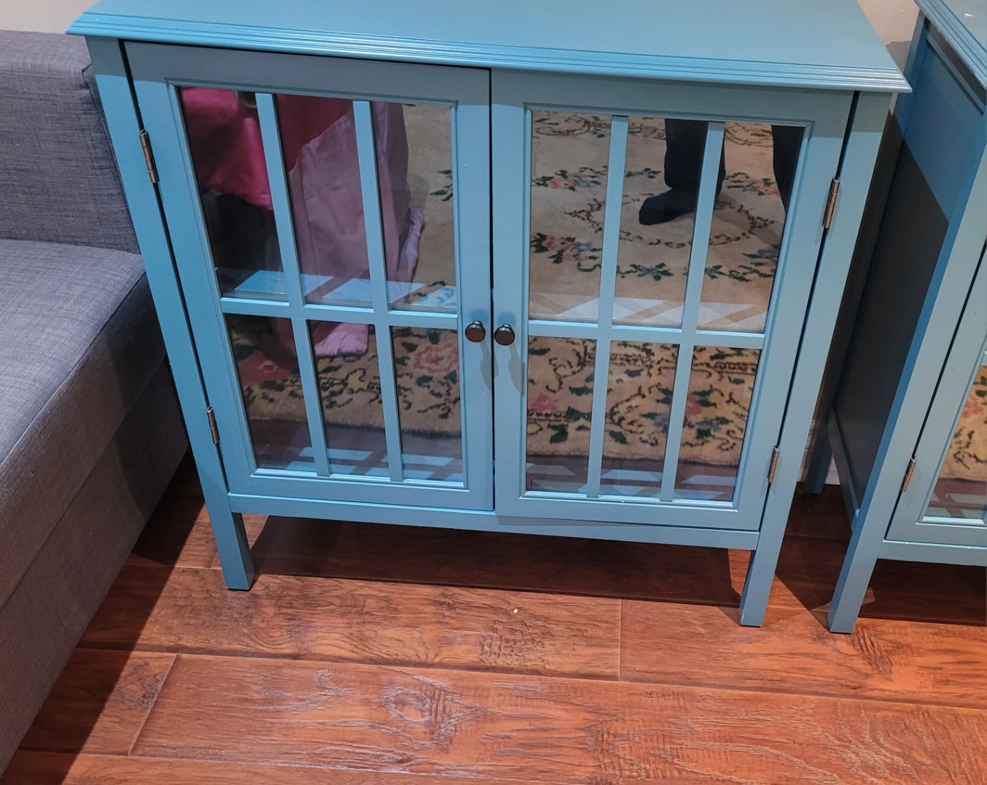 Blue Glass Cabinet