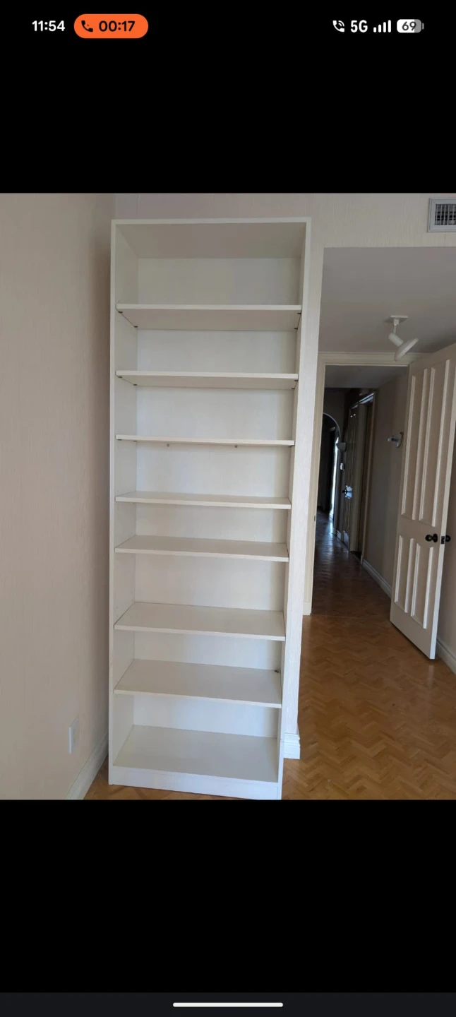 White Bookshelf
