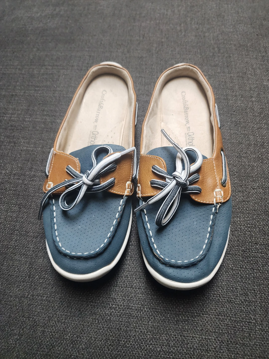 Croft & Barrow Blue & Tan Shoes - photo 2