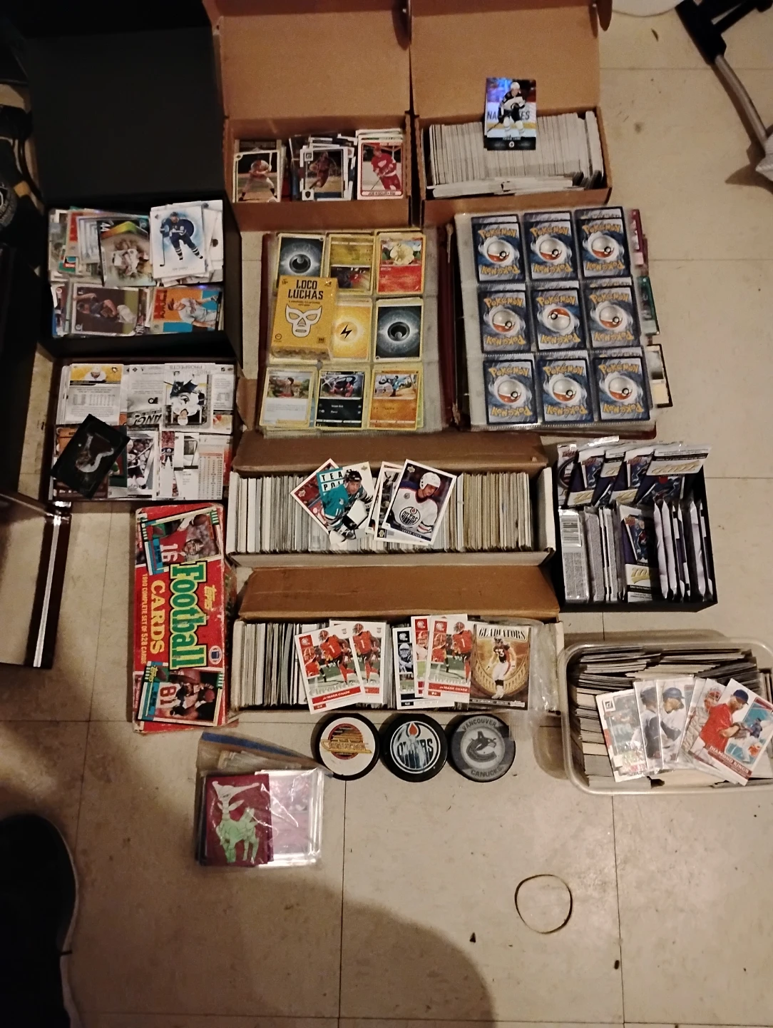 My trading card and comics