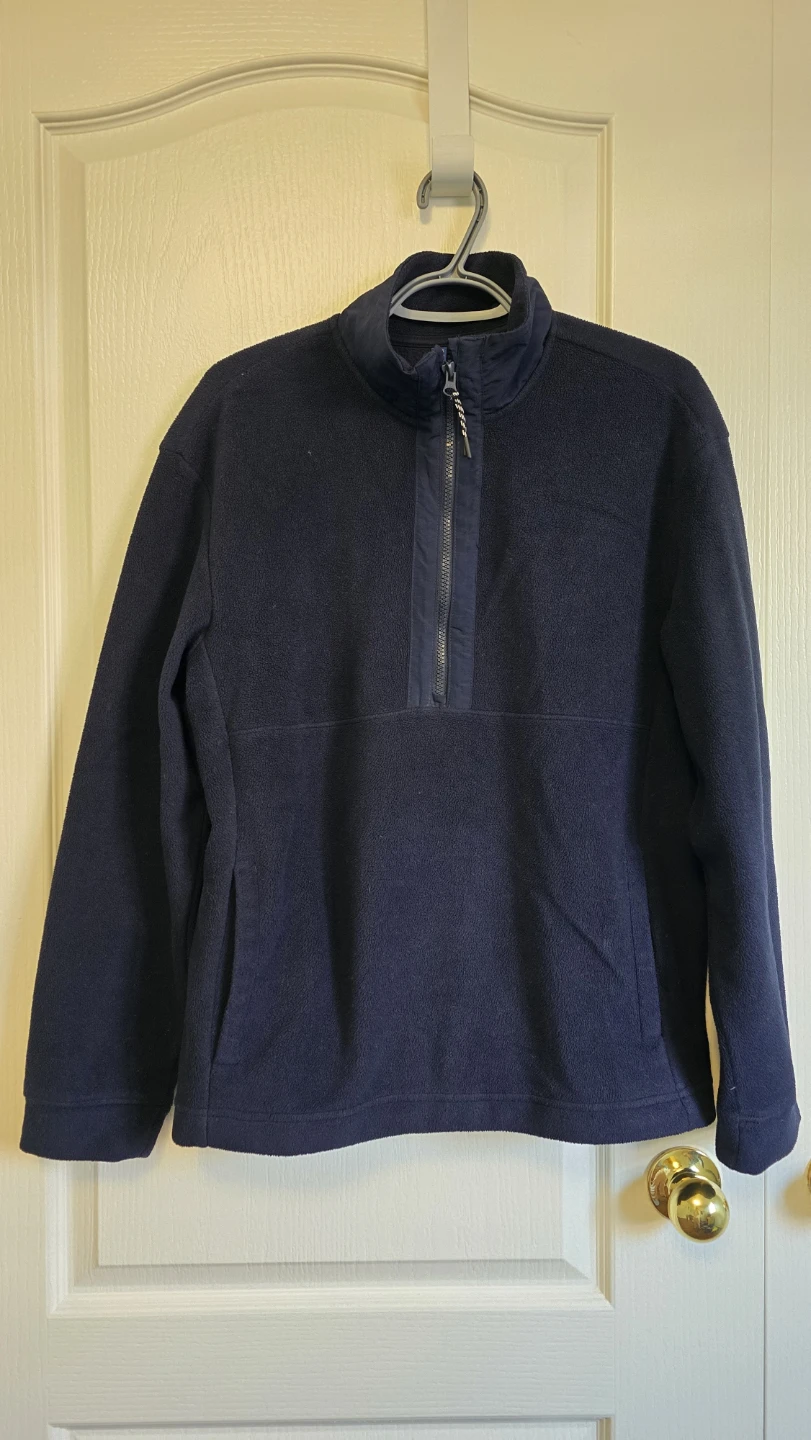 Old Navy Blue Fleece Pullover Sweater