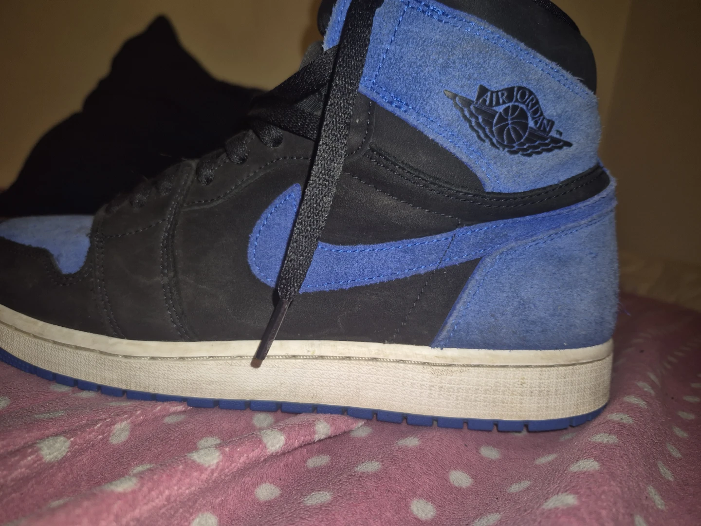 Air Jordan Retro 1 High OG Royal Reimagined Size 12 - photo 2